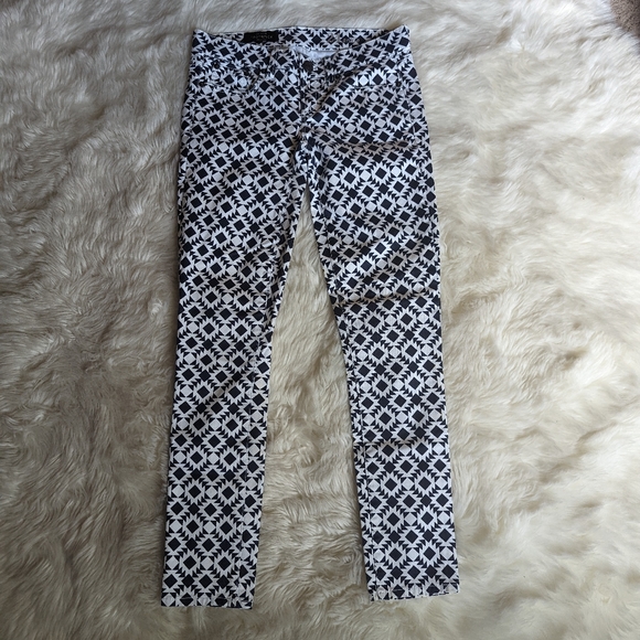 Final Price EUC Blogger Favorite J. Crew Toothpick Jeans in Geometric Print - Picture 4 of 14